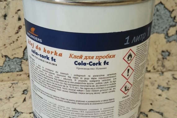КЛЕЙ ДЛЯ МОНТАЖА ПРОБКИ COLA CORK 1L